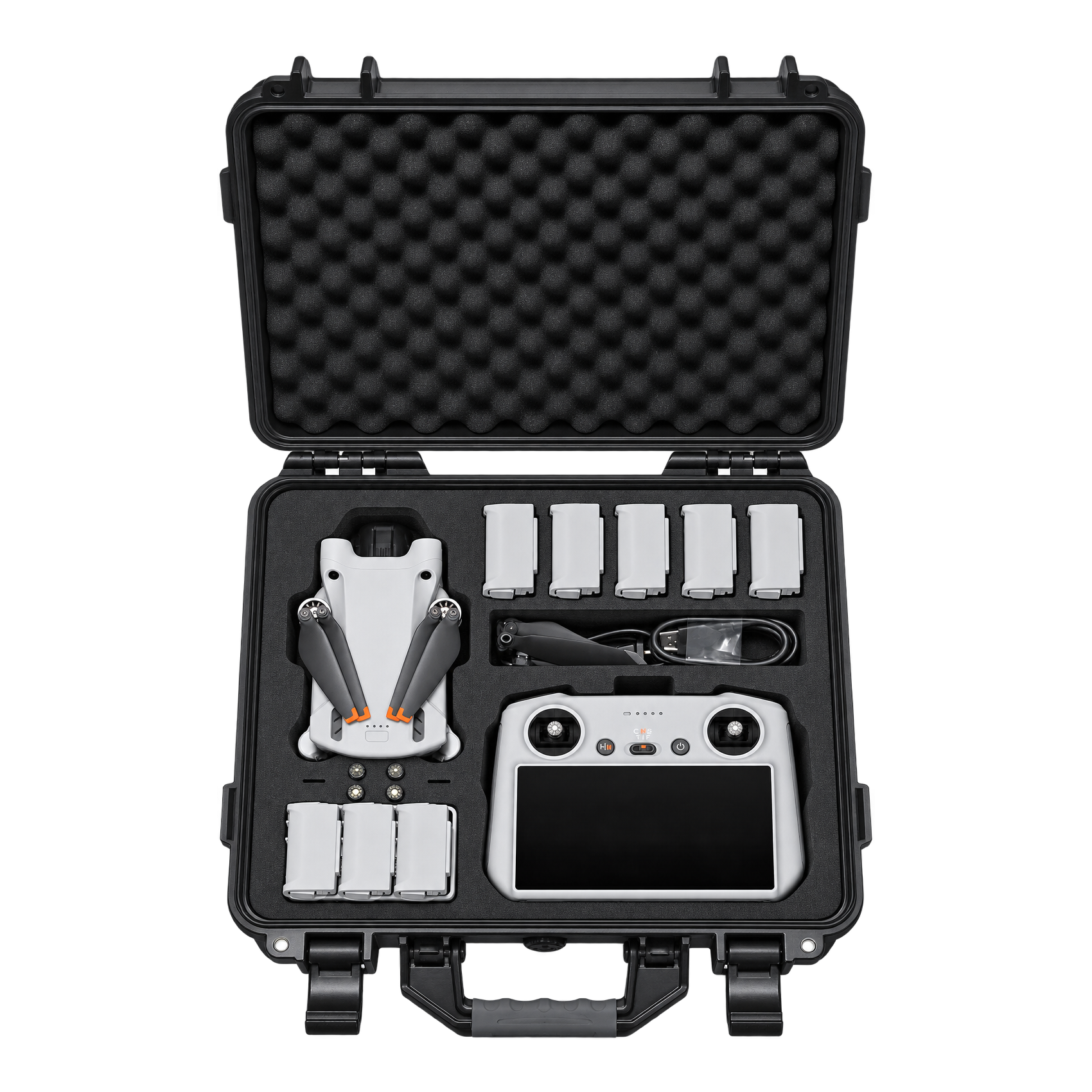 LEKUFEE – Flycase rigide étanche pour DJI Mini 3 / Mini 3 Pro